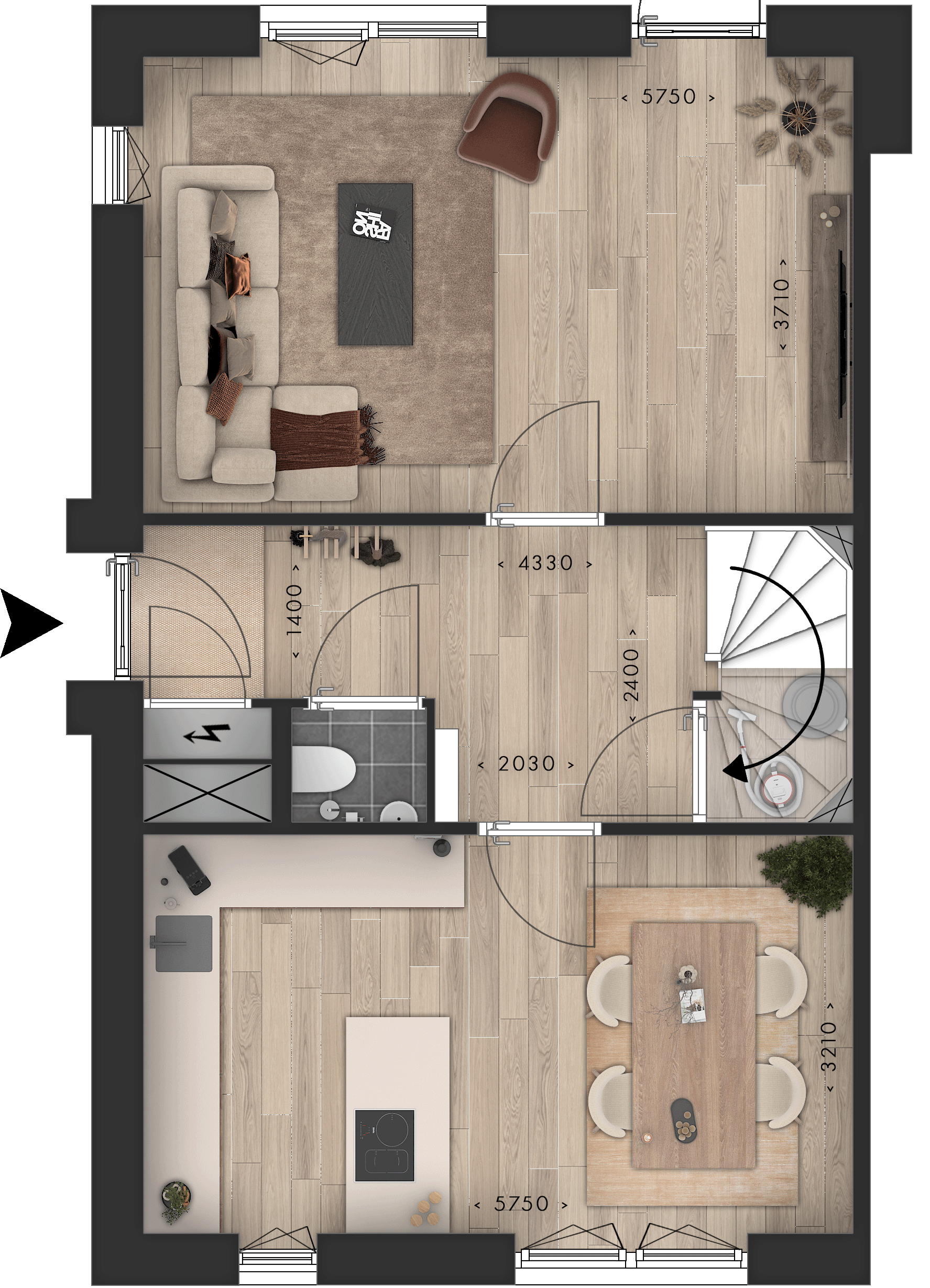 26033BG PLG Hoeverijk Hoekwoning v04