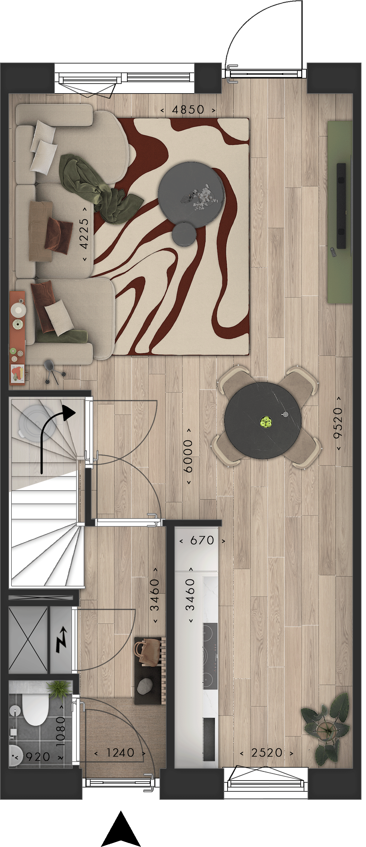 26033BG PLG Hoeverijk tussenwoning v04