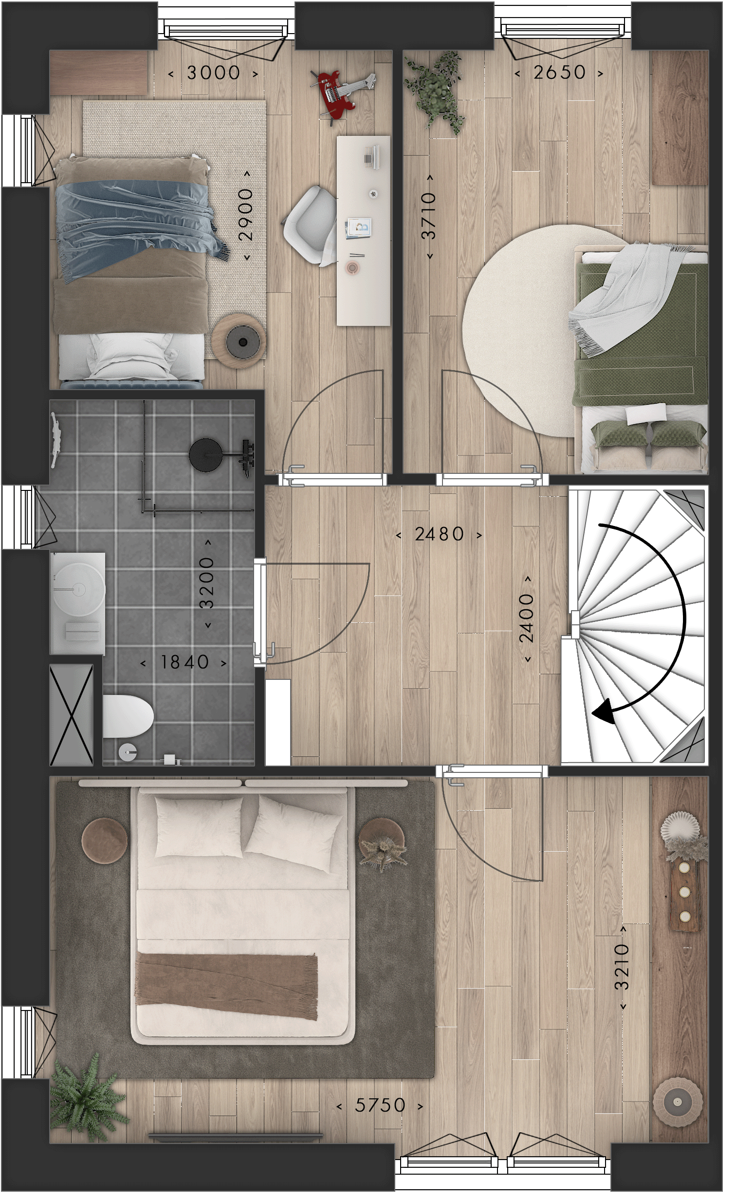 26033EERSTE PLG Hoeverijk Hoekwoning v04